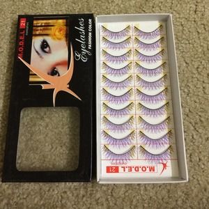 🎉HOST PICK🎉🆕 false Lashes 10 purple pairs #20