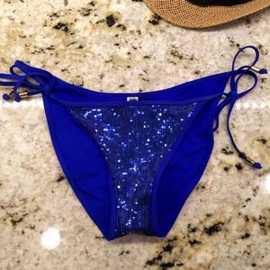VS Scrunched Butt Sequin Bikini Bottom