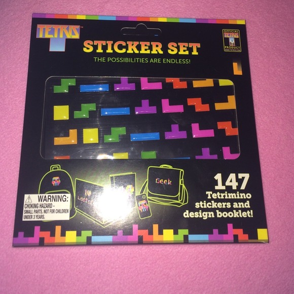Tetris sticker set