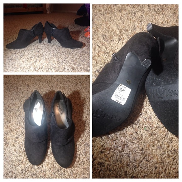 Black Suede Heels