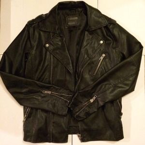 Men's Faux Leather Jacket