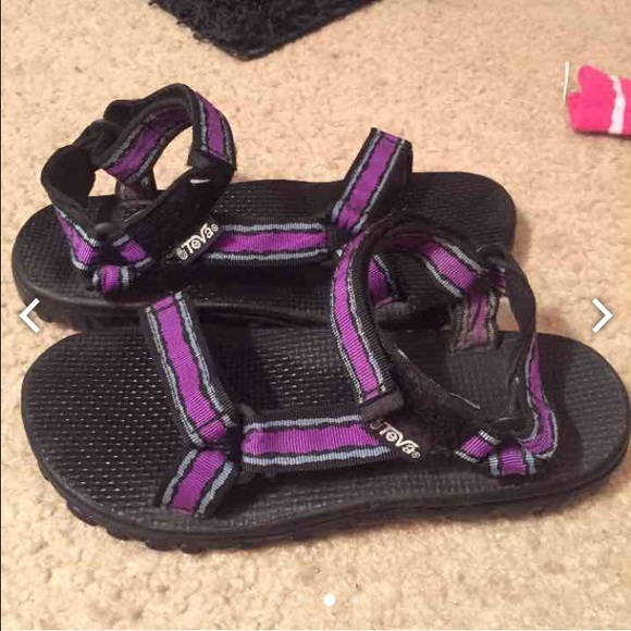Purple and blue Tevas!