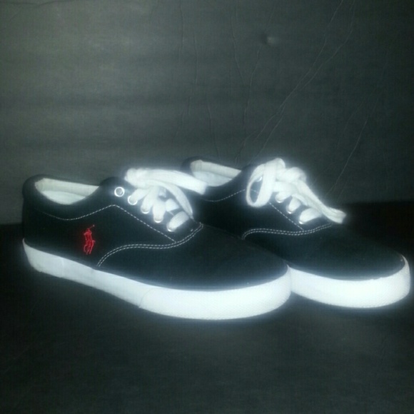 Black Ralph Lauren Polo shoe