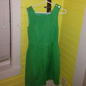 Trina Turk green dress size 8