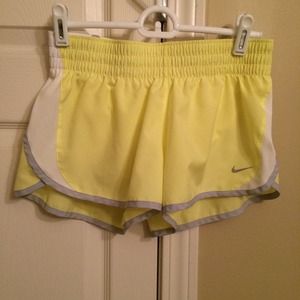 Nike running shorts.
