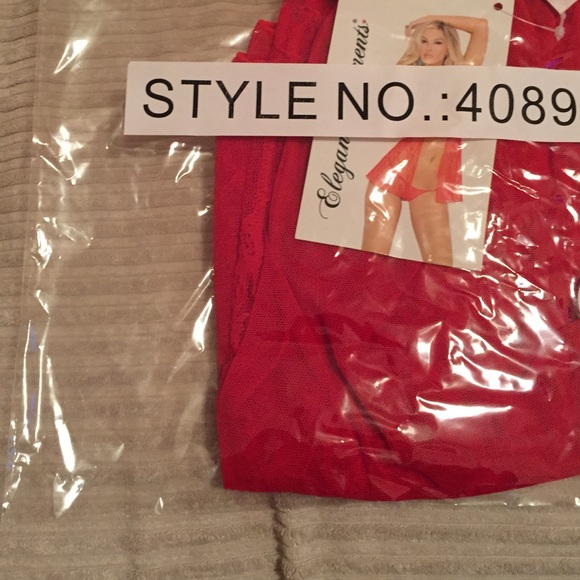 Lace and mesh babydoll. Valentine outfit 💞 - Picture 2 of 2