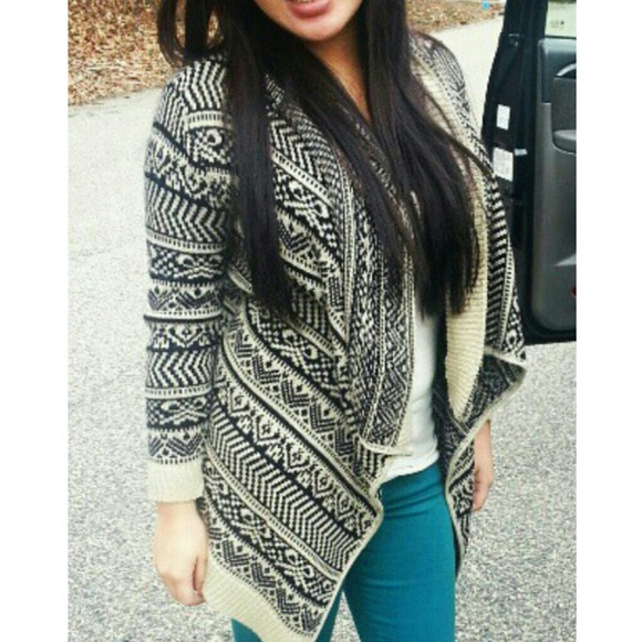 Printed Cardigan