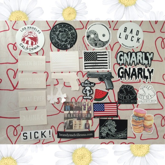 Brandy Melville Other - 🆕 LARGE Brandy Melville sticker set 🆕