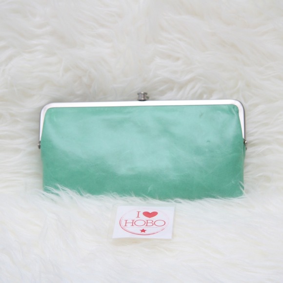 Hobo International LAUREN Clutch Wallet Mint NWT