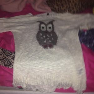 Long sleeve owl sweatshirt