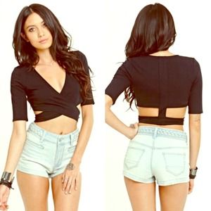 Kendall & Kylie Crossover Ballet Crop Top