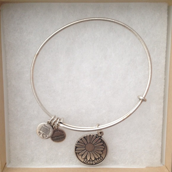 Alex and Ani daughter charm bracelet