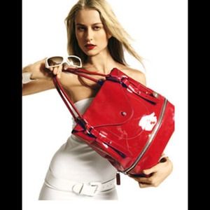 Ferla Patent Leather Purse