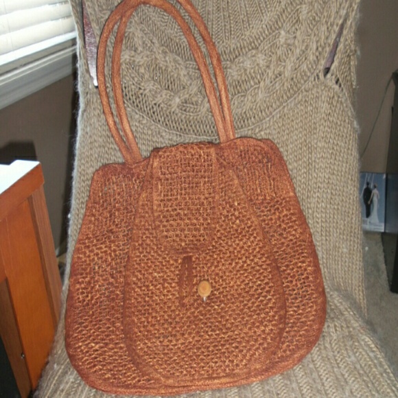Chinese style Hemp See through Mesh bag