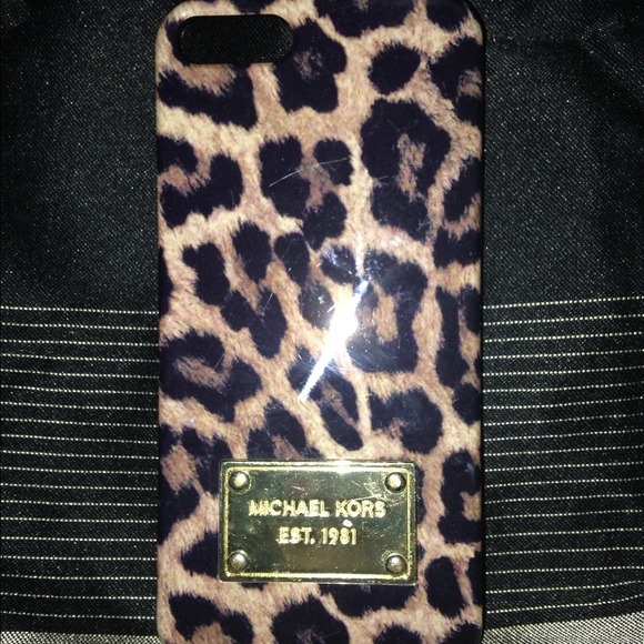 Iphone 5 Michael Kors leopard phone case