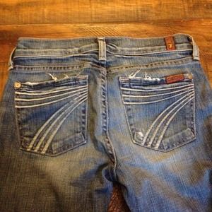 Seven/ 7 For All Mankind Wide Leg "Dojo" Jeans