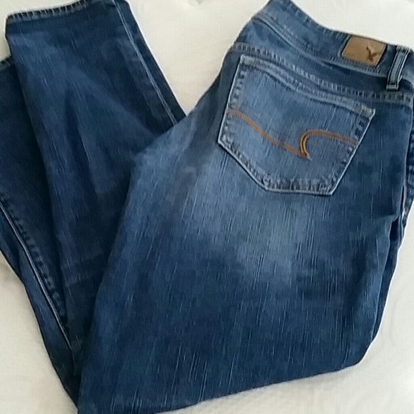 American Eagle Skinny Crop Stretch Jeans