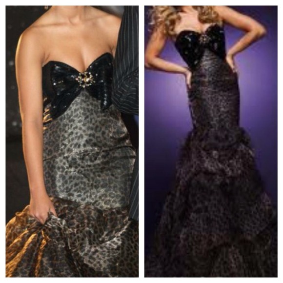 Tony Bowls Paris Evening Gown