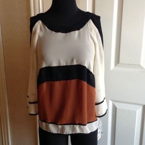 INC Open Shoulder Top