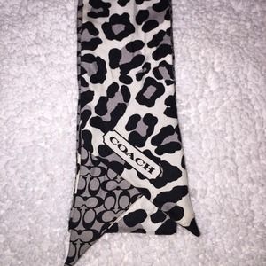 Coach silk scarf