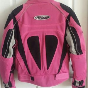 Pink motorcycle jacket
