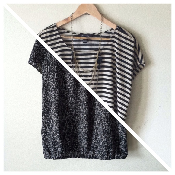 Forever 21 Tops - Bundle for Sarah: Striped Blouse & LOFT Top