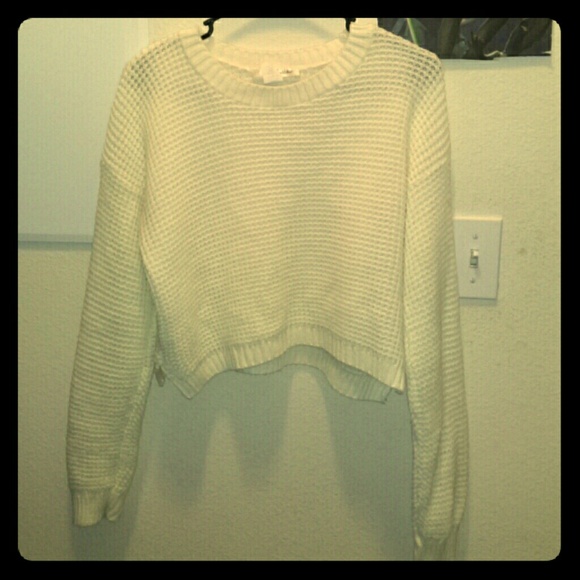 Crop top comfy sweater