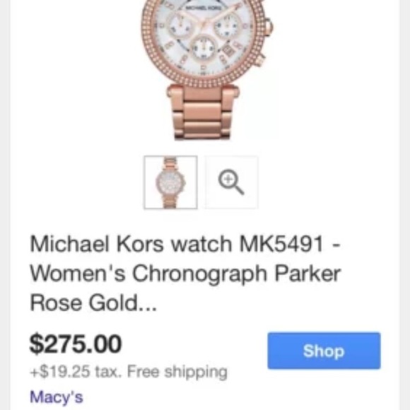 Authentic Michael Kors watch - Picture 2 of 4