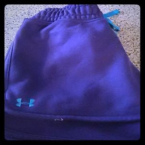 Purple under armour shorts