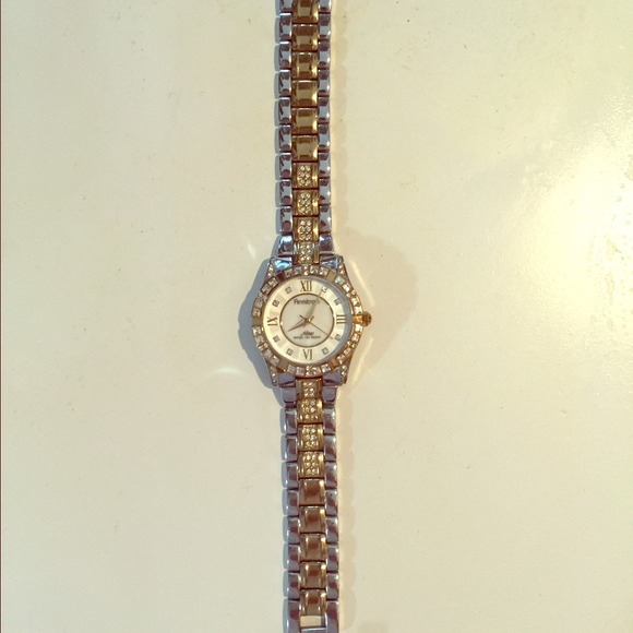 Armitron Silver and Gold metal watch