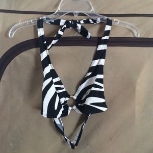 Ralph Lauren black and white zebra bikini