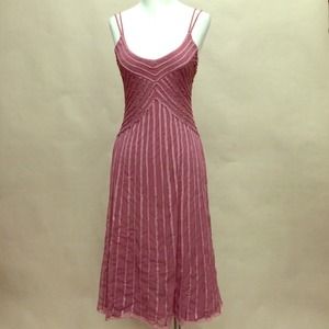 Beaded mauve dress