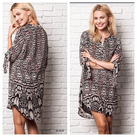 Tribal Arrow Printed  Dress. HP X 1 - Picture 2 of 3