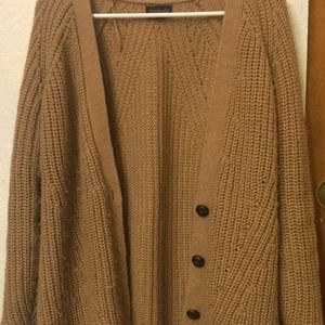 Topshop brown cardigan