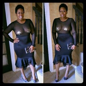 DARING DRESS ONE OF A KIND FISH TAIL