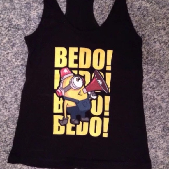 **SOLD** Despicable Me Minion Racerback Tank Shirt - Picture 2 of 4