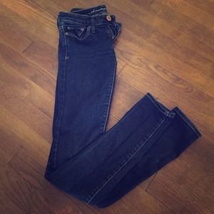 Dark American Eagle jeggings skinny jeans size 2