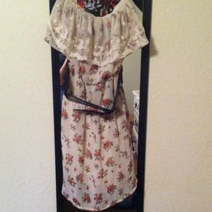 Strapless sundress! With belt