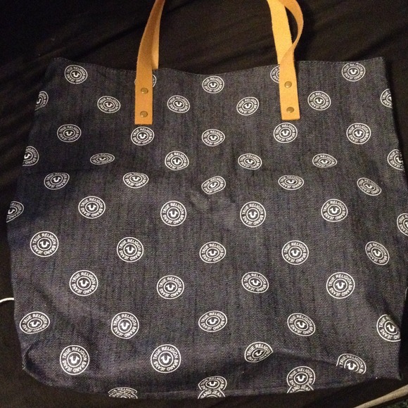True religion large tote bag