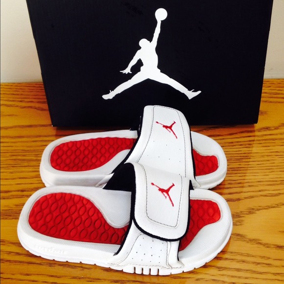 Childs Jordan Flip Flop sandal & New Balance shoes