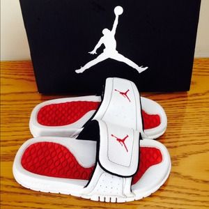 Childs Jordan Flip Flop sandal & New Balance shoes