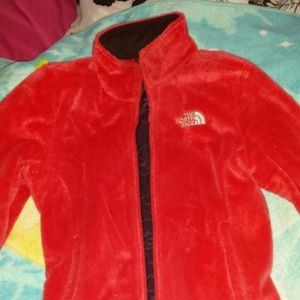 Coral North Face Jacket