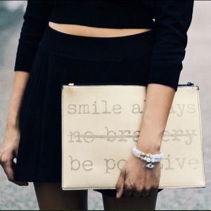 Zara new clutch.