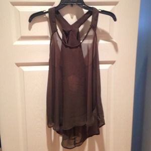 Sheer tank top