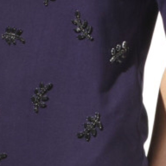 Markus Lupfer blue beaded sweater dress xs - Picture 4 of 4