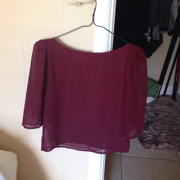 Chiffon American apparel blouse