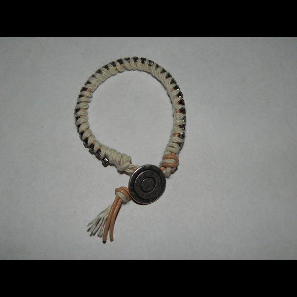 Handmade single wrap bracelet.