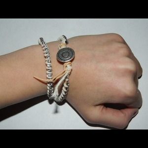 Handmade double wrap bracelet.