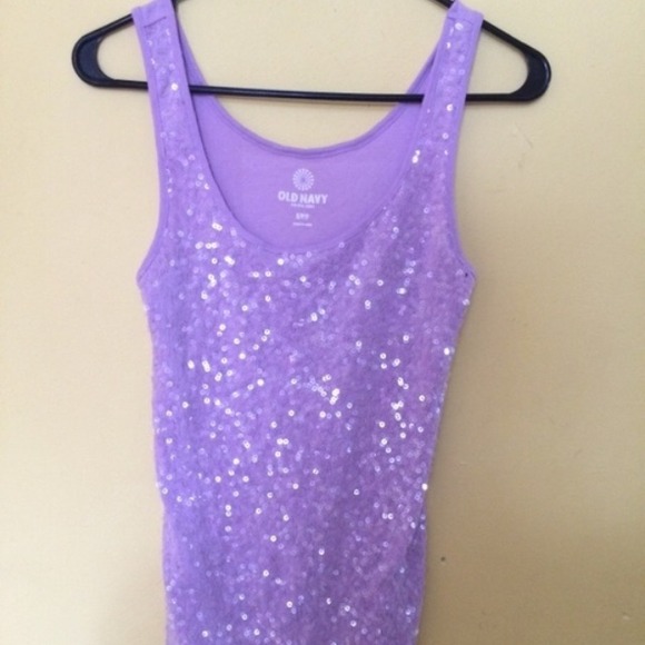 Sequin top!