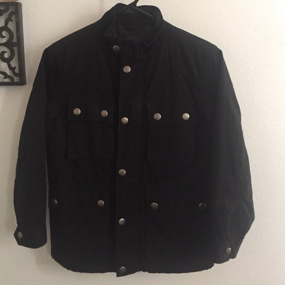 Gap Kids boys Black Cargo Jacket